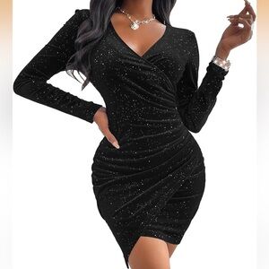 Elegant Black Sparkle Dress